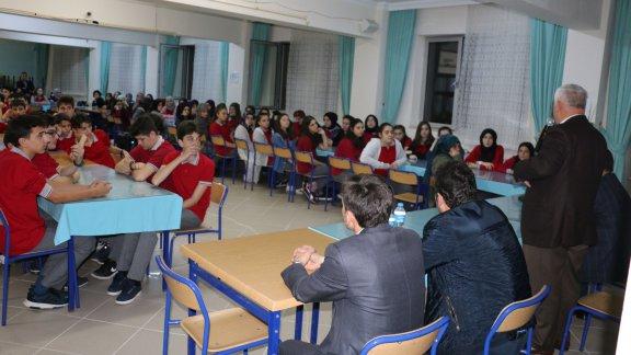 Kabahasanoğlundan Solaklı Fen Lisesi öğrencilerine sohbet
