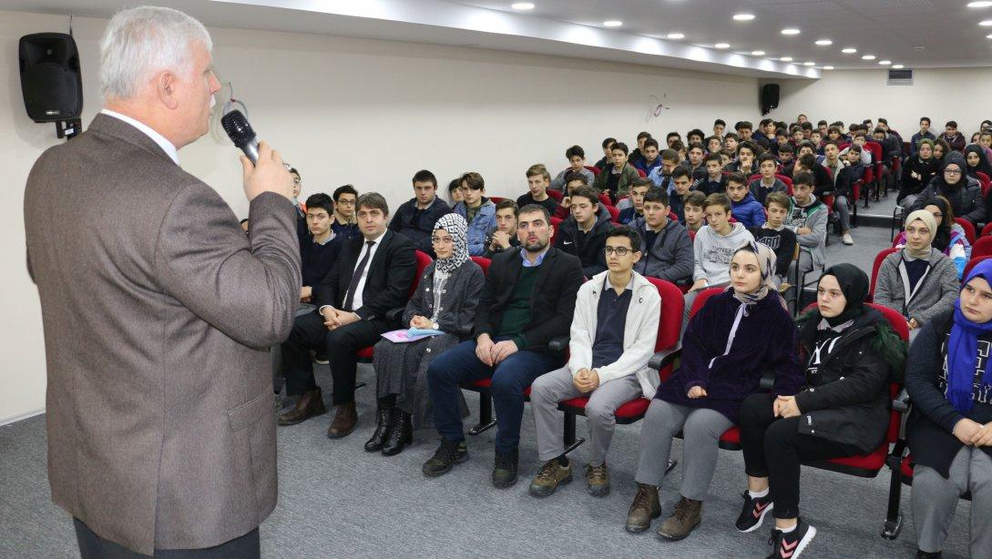 Kabahasanoğlu Şehit Necmi Çakır Anadolu Lisesi öğrencileriyle buluştu
