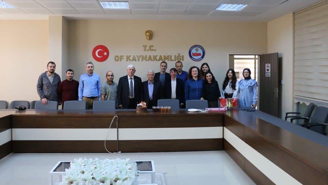 30. meslek yılında  Müdür Kabahasanoğlu'na  personelinden sürpriz kutlama