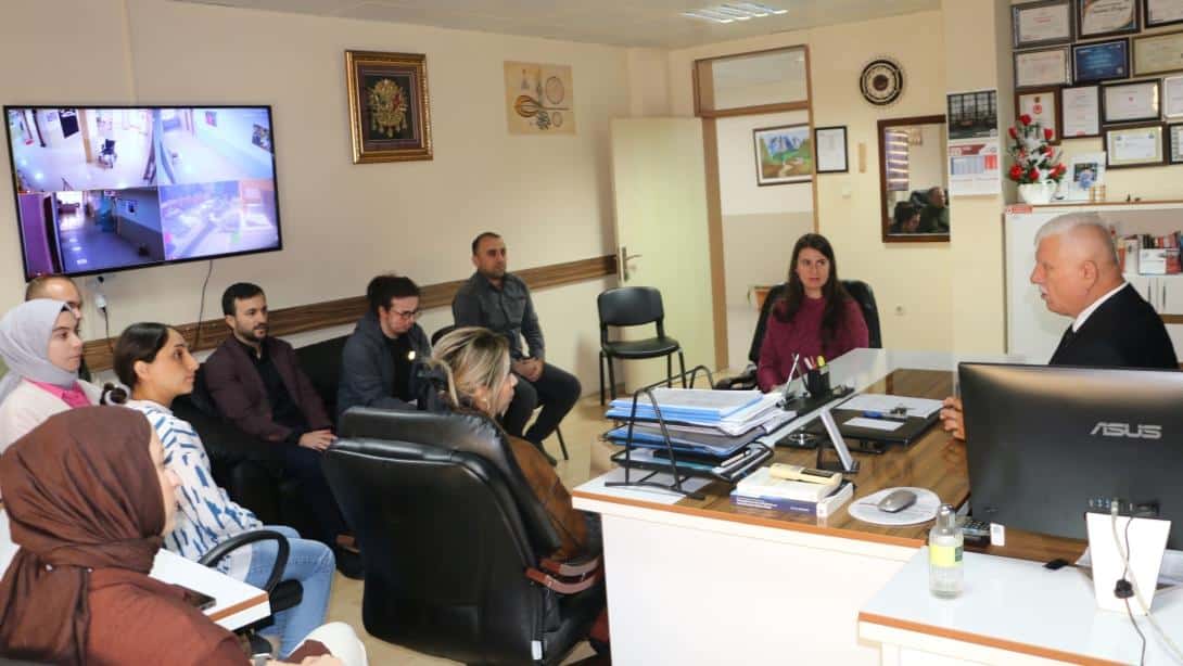 Müdür Kabahasanoğlu'ndan Of Rehberlik ve  Araştırma Merkezine ziyaret